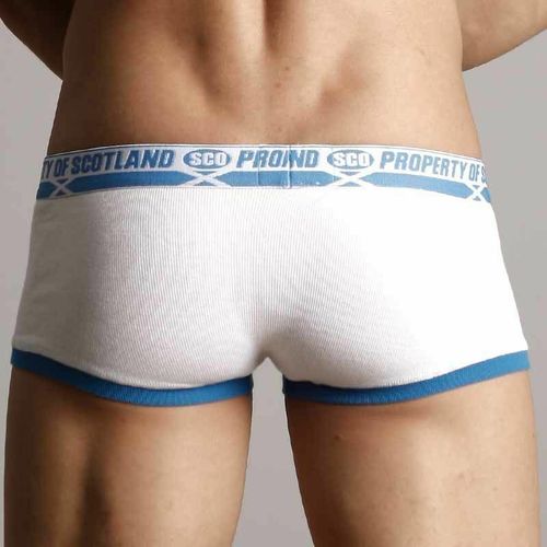 Мужские трусы хипсы белые Aussiebum Property of Scotland White AB00075