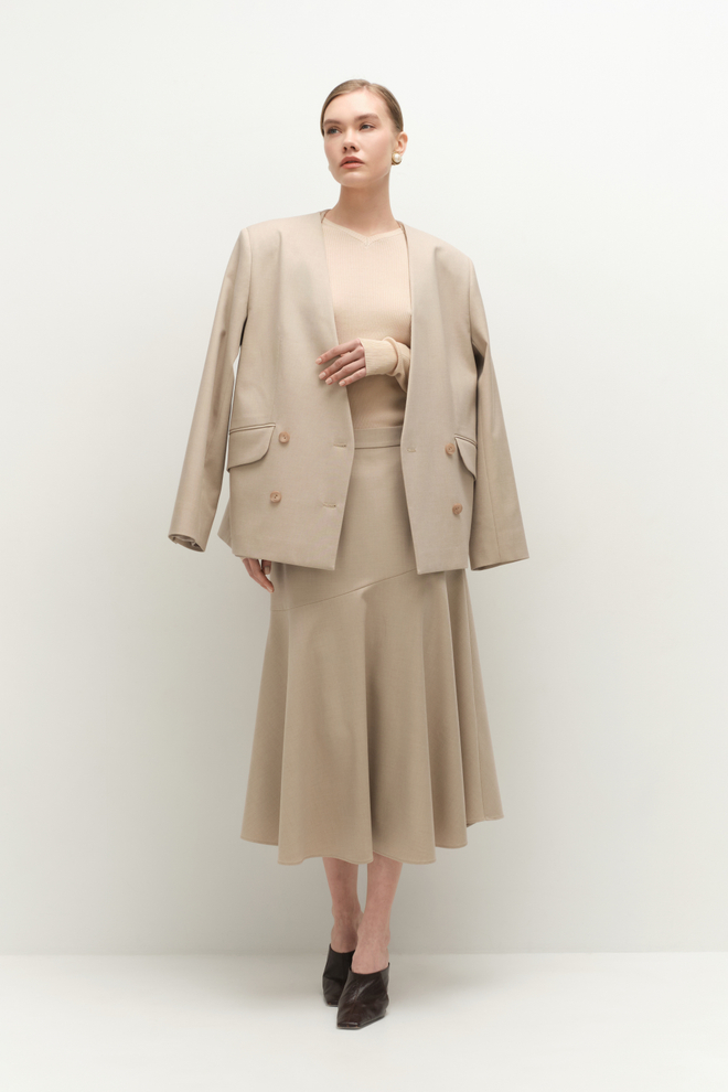 Юбка на кокетке