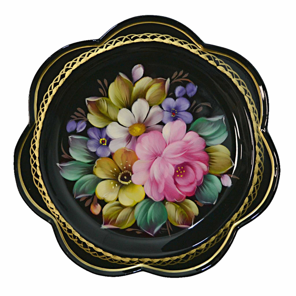 Zhostovo metal tray A1D09042424