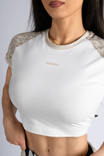 Кроп топ Crop Top Leopard '97 PRIMAL 861 Кремовый леопард