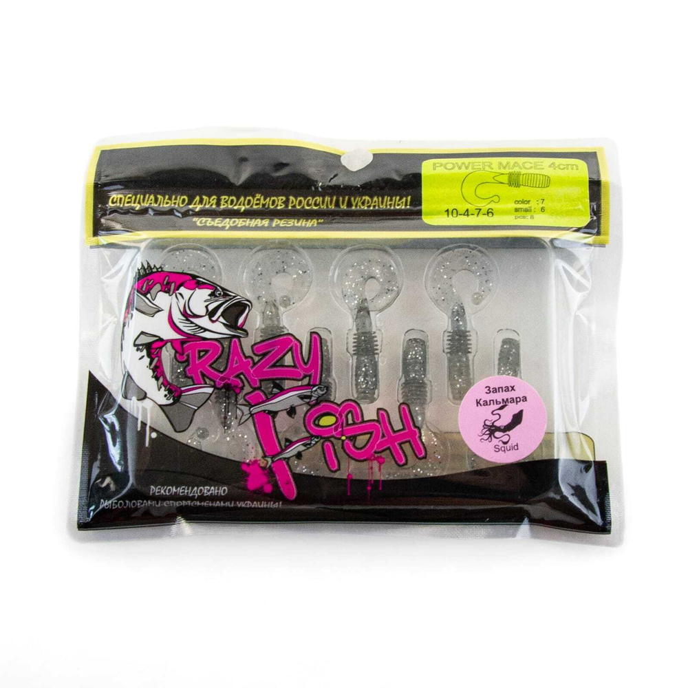 Силиконовая приманка Crazy Fish Powermace 1.4" (40мм)