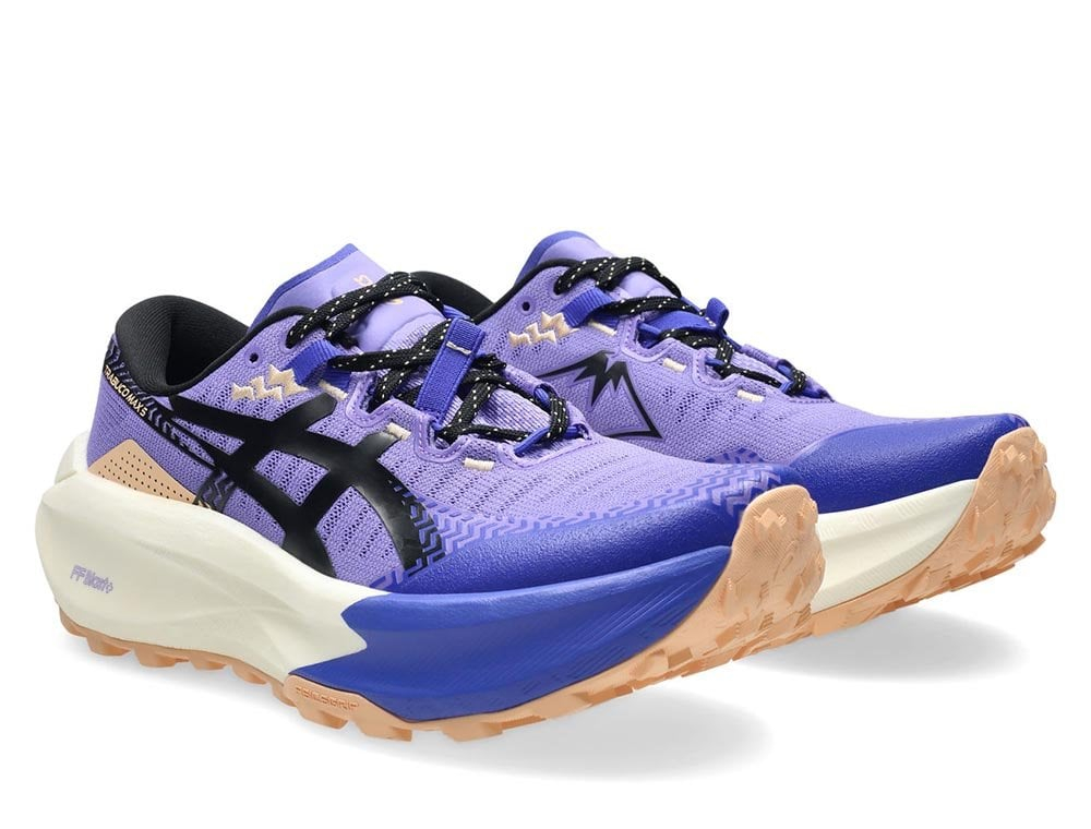 Кроссовки для бега женские Asics Trabuco Max 5 W Фиолетово-оранжевые