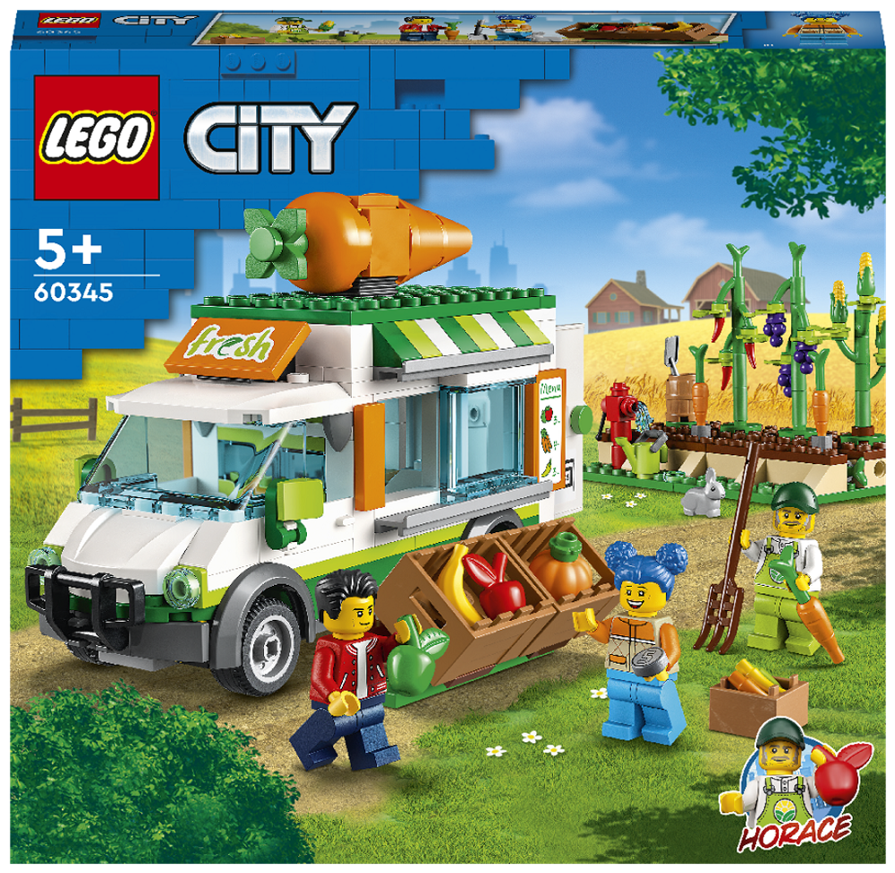 Конструктор LEGO City 60345: Фургон для фермерского рынка