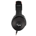 Игровые наушники с микрофоном SVEN AP-U1001MV, черный (USB, LED)