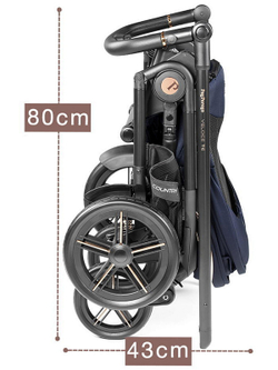 Коляска Peg Perego Veloce TC New Belvedere 2 в 1 Blue Shine