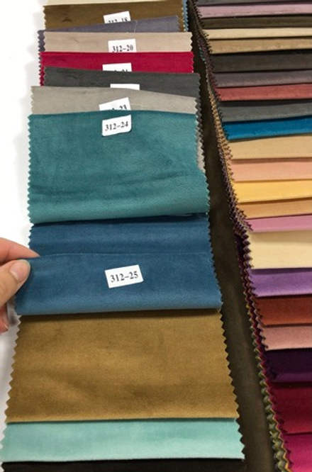 Шторы из однотонного бархата матового, цвет 25