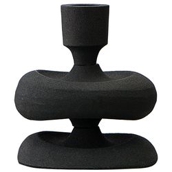 Подсвечник Vivlend, 12 см, черный