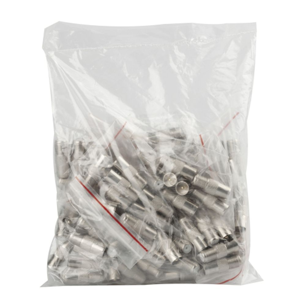 Переходник ЭРА SIMPLE RS-A01 гнездо F-штекер TV упаковка 100 шт