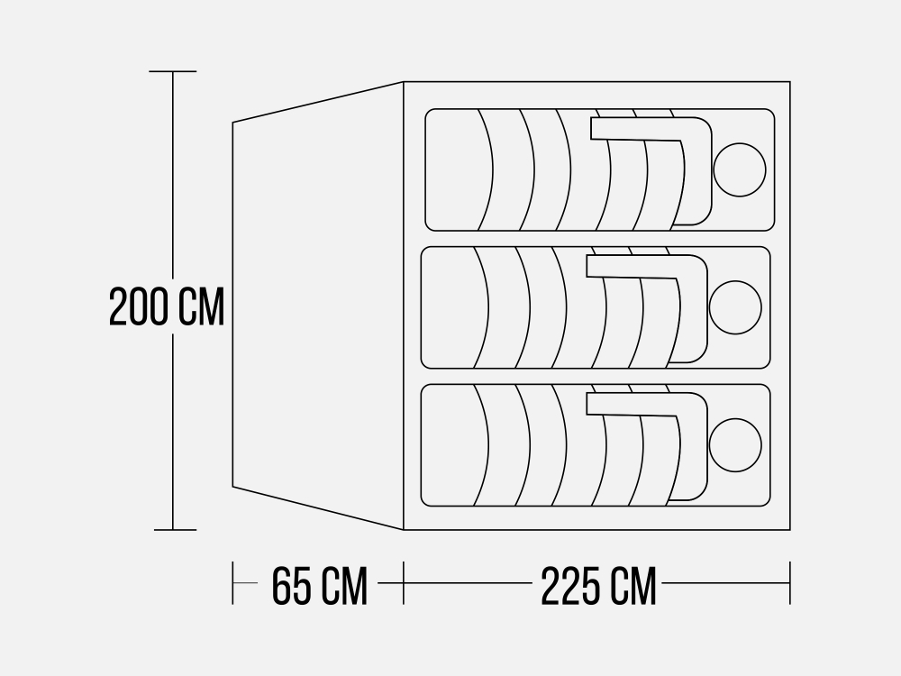 Палатка на 3 места Duck Mania NW1
