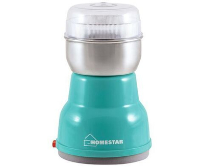 Кофемолка HomeStar HS-2001, 160Вт, 50г, бирюзовая