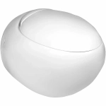 Унитаз подвесной WeltWasser AMBERG 350 + JECKENBACH 004 GL-WT + AMBERG RD-BL белый глянцевый, безободковый, с крышкой микролифт, с инсталляцией и черной кнопкой