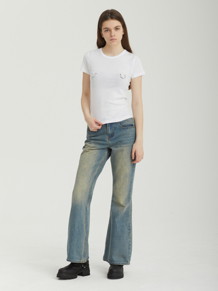 Женская Футболка Pierced