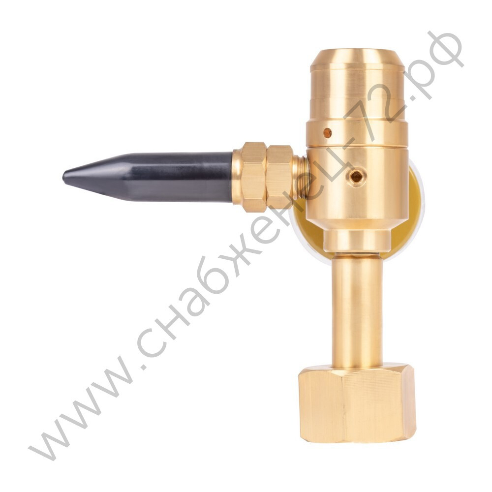 Редуктор FoxWeld BH600-He (гелиевый, 1 манометр, вентиль, пр-во FoxWeld/КНР)