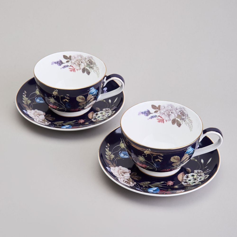 ЧАЙНЫЙ НАБОР LEFARD "КОБАЛЬТ" НА 2 ПЕР. 4 ПР. 300 МЛ (КОР=24НАБ.)