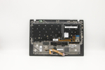 Верхняя панель с клавиатурой (топкейс) для ноутбука Lenovo ThinkPad X1 Carbon 6th Gen 20KH,20KG раскладка - русская, с подсветкой, с фингерпринтом, черный (01YR555)(01YR591), оригинал