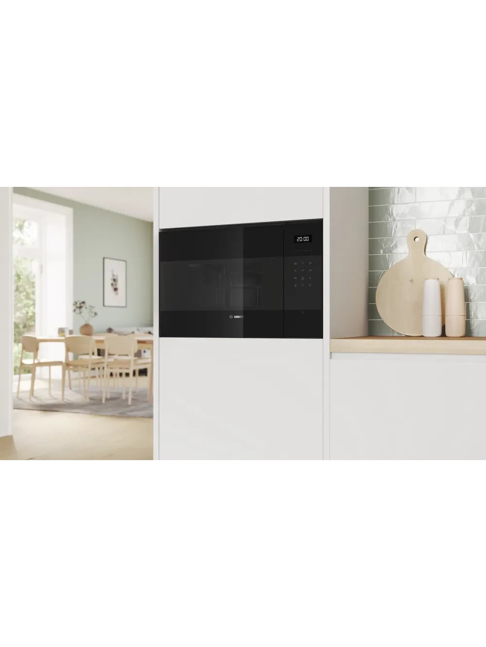 Встраиваемая микроволновая печь Bosch BEL554MB2, 25 л, 900 Вт, 5 режимов, 8 автопрограмм, гриль