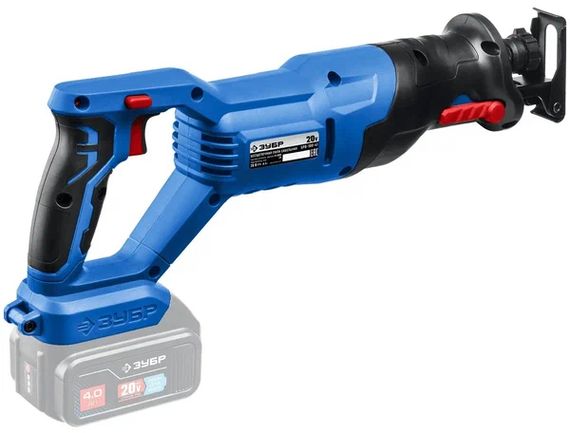 Аккумуляторная сабельная пила ЗУБР Профессионал SPB-180 (без акк, без з/у)
