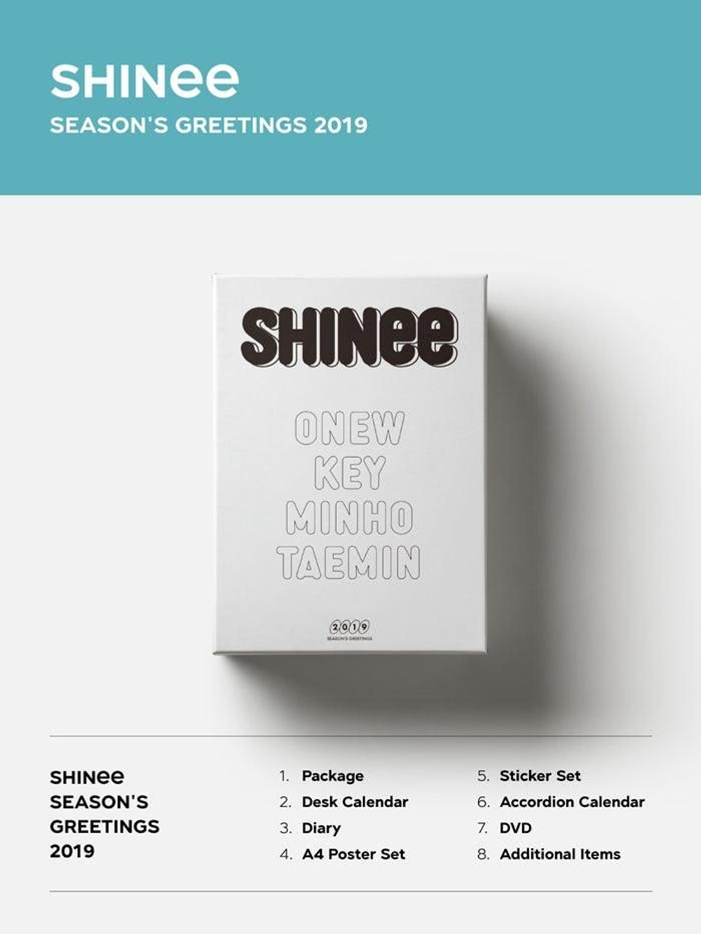 товары SHINEE - 2019 Season's Greetings