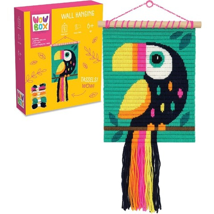 Wow Box - Набор для вышивания тукана в технике макраме WOW0923 / артикул   WOW0923  / GTIN 5904754609234