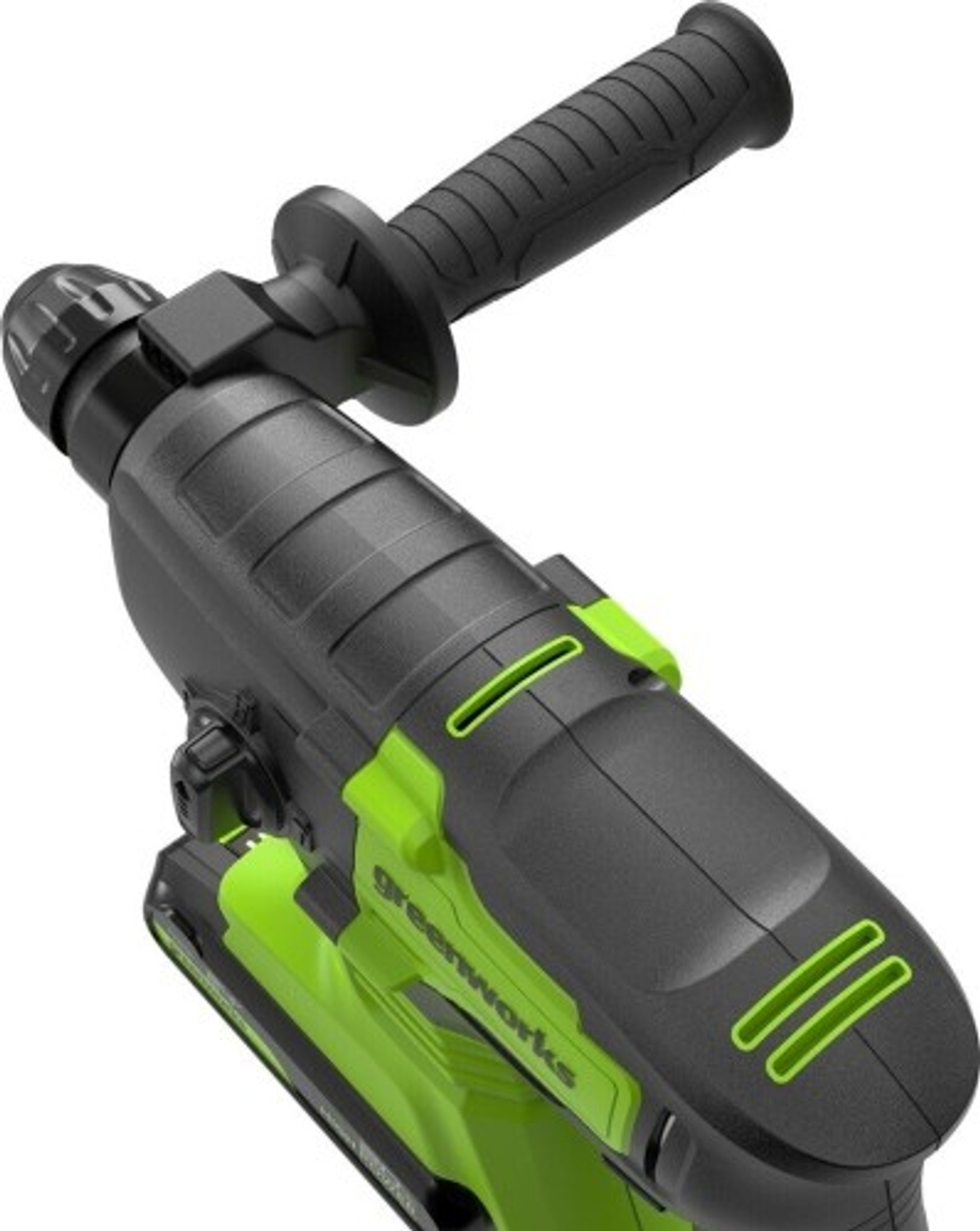 Перфоратор аккумуляторный GREENWORKS GD24SDS2 24V, АКБ 2Ач и ЗУ  3803007CUA