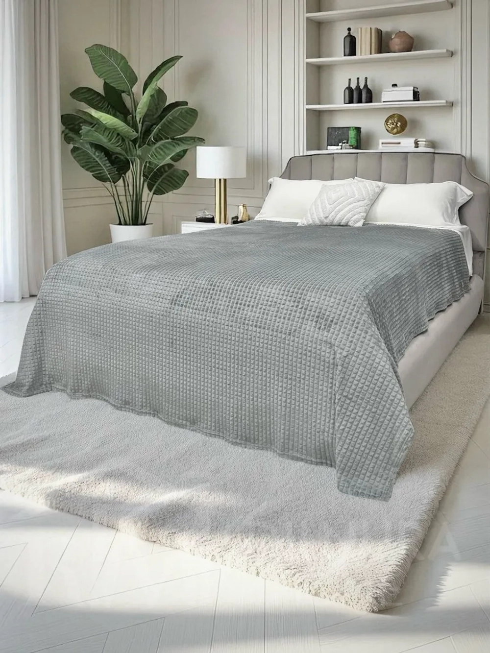 Плед евро 200х220 для дивана и кровати