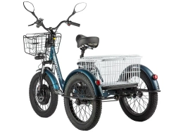 Электровелосипед Eltreco Porter Fat 500 UP! (синий)