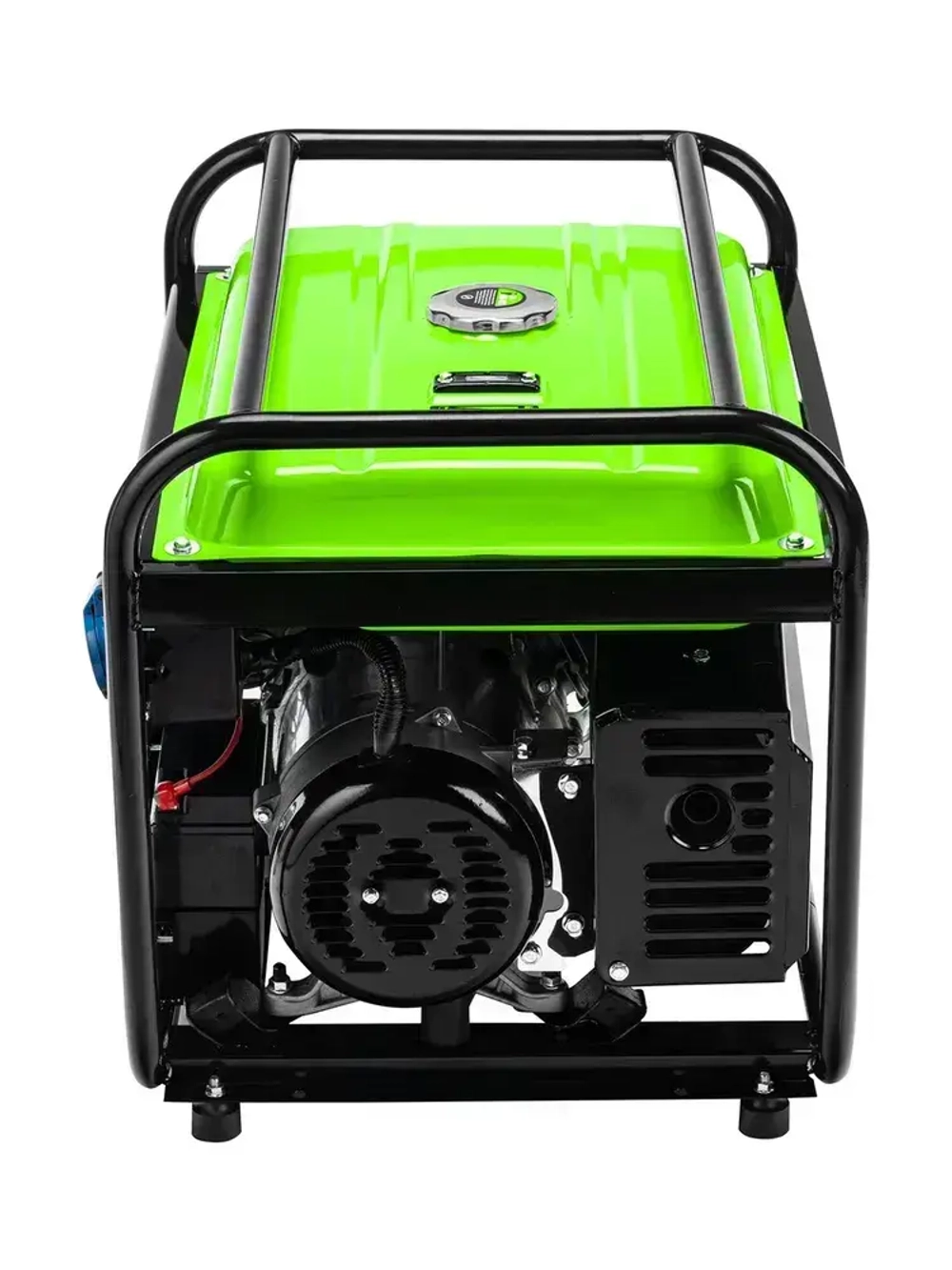 Генератор бензиновый СИБРТЕХ БС-6500Э, 5.5 кВт, 420 см3, 230 В, 25 л объем топливного бака, ручной и электростартер, блок AVR и 3 розетки, 94548