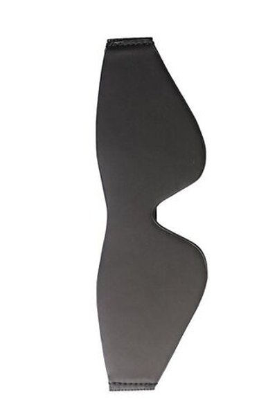 Плотная маска на глаза BLAZE BLINDFOLD WITH PAINTING EDGE BLACK (Цвет: черный)