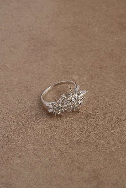 Кольцо TWIN STAR RING / Puntus