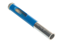 Алмазное трубчатое сверло по керамике и стеклу ЗУБР Профессионал Р60, трехгранный хвостовик, 8 мм, для дрели 29850-08