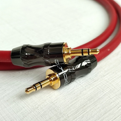 DAXX J69 Аудио кабель из посеребренной меди Мини-Джек 3.5мм (папа-папа), AUX. D=6mm