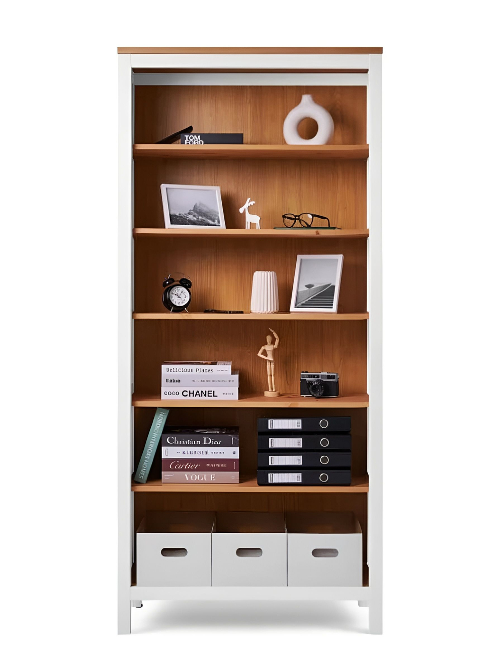 IKEA 90 / 198 / 37 / стеллаж бело-коричневый / Стеллаж - 1шт. Комплект крепежа и фурнитуры - 1шт. Сборочная инструкция - 1шт. / 34000 / белый / Стеллаж КЫМОР / - / 5 / Для дома