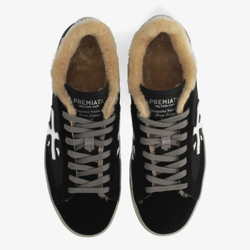 Кожаные кеды Premiata Steven 5439М на шнуровке