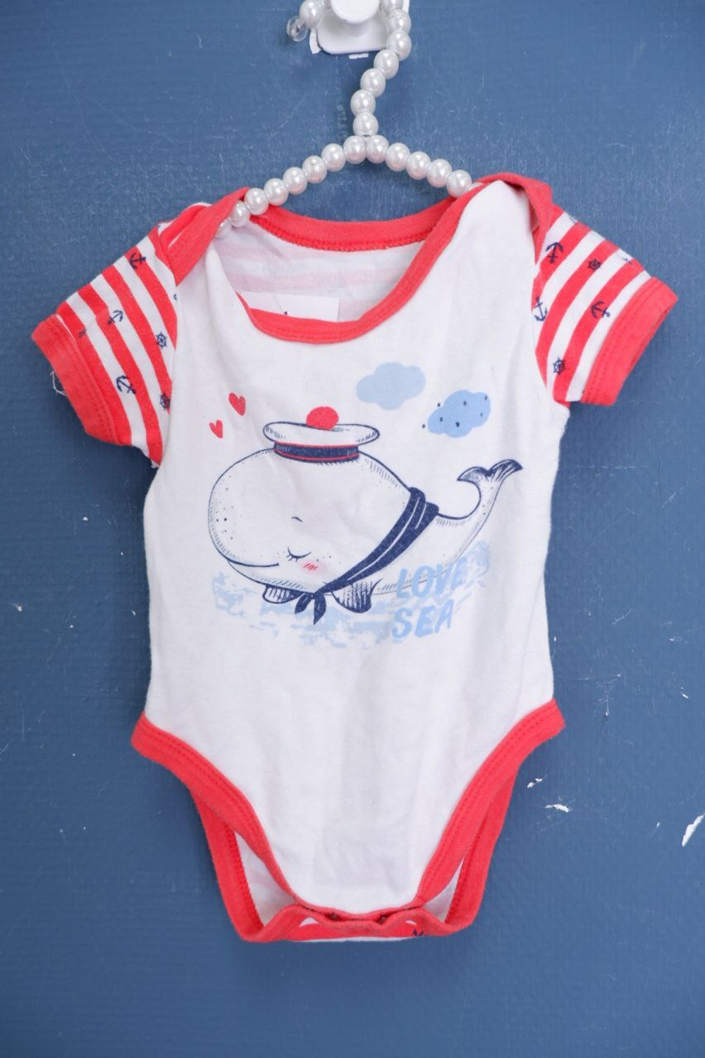 Боди в морском стиле на 1/6 месяцев