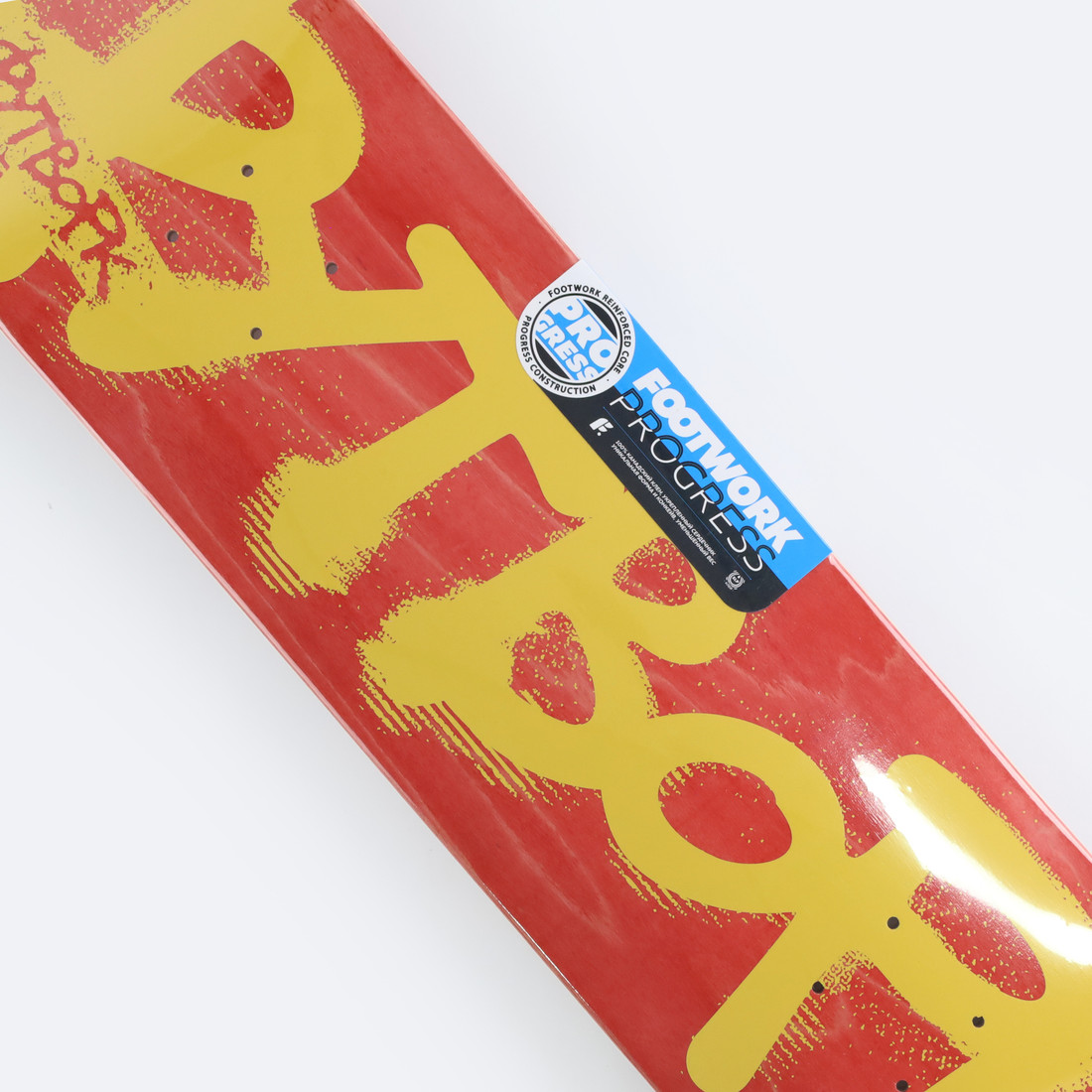 Купить Дека Футворк Progress Лого Неон Красный