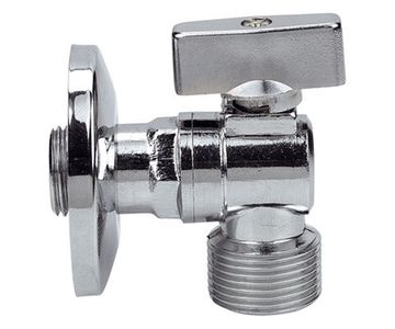 Угловой кран Tim 1/2"x3/4" хромированный