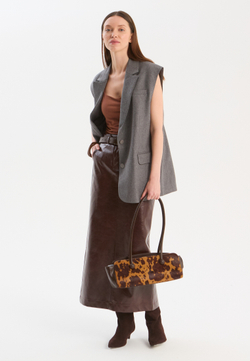 Жилет оверсайз из смесовой шерсти