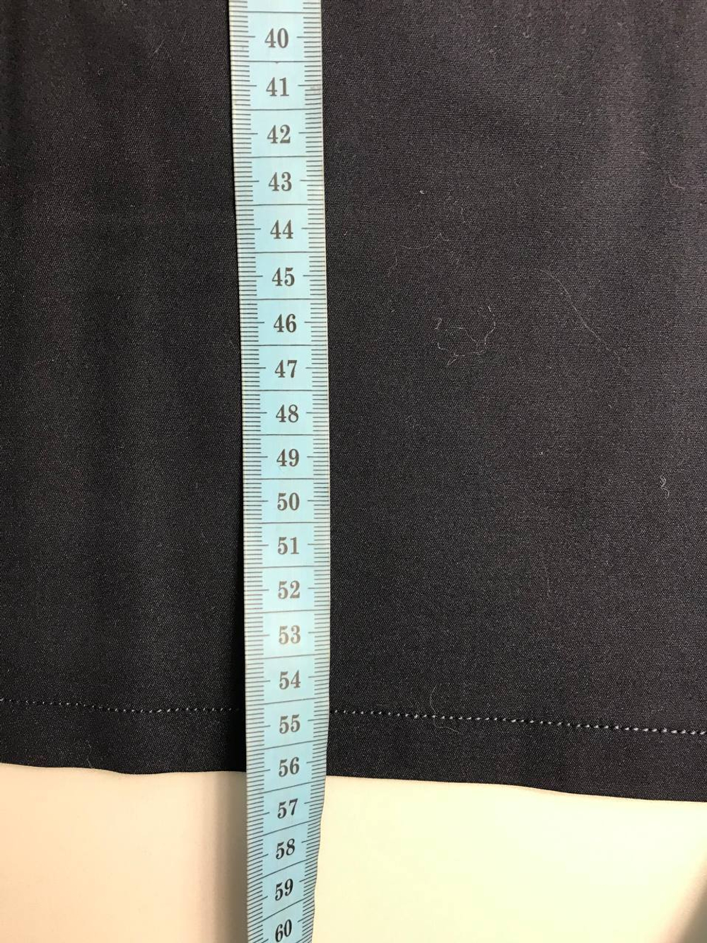 Юбка Mei ren yu синяя мини 52 размер