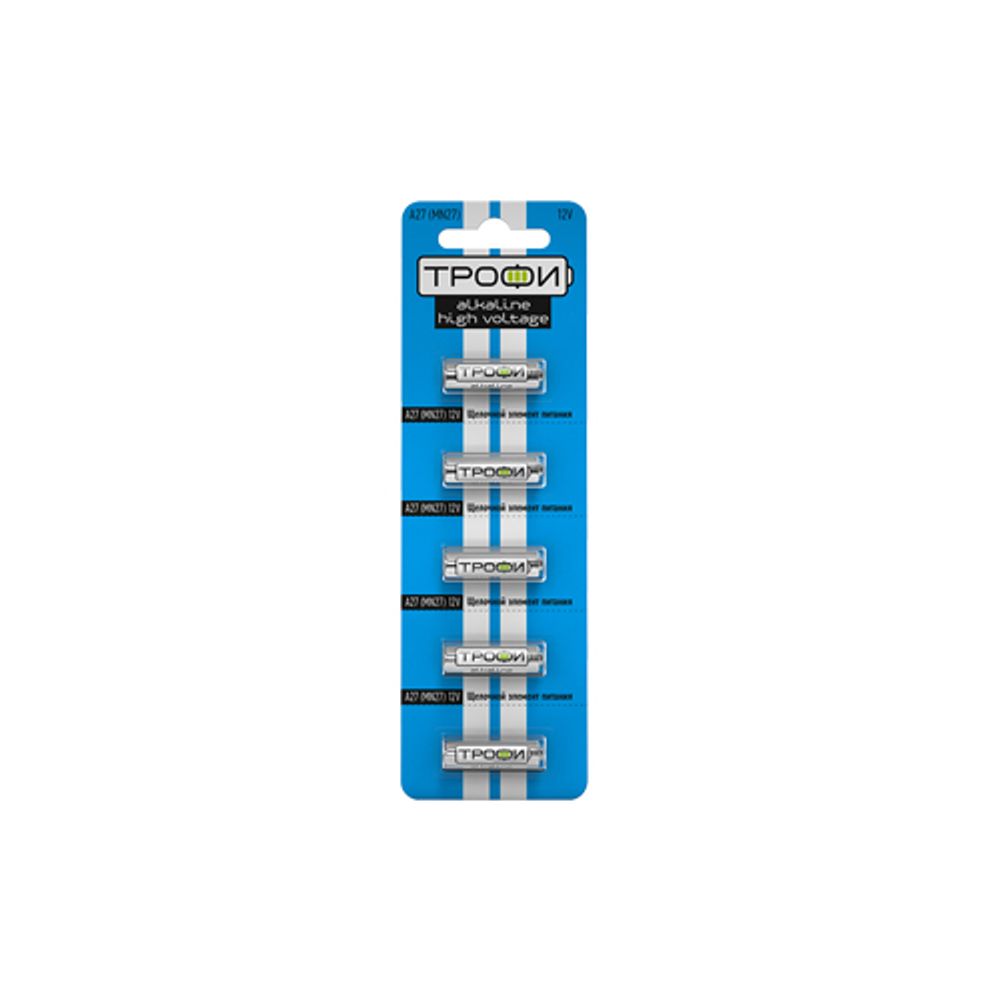 Батарейки Трофи A27-5BL ENERGY POWER Alkaline | Трофи