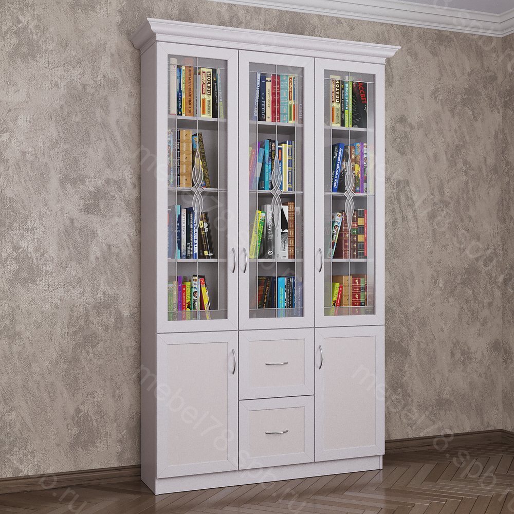 Шкаф книжный 3/4