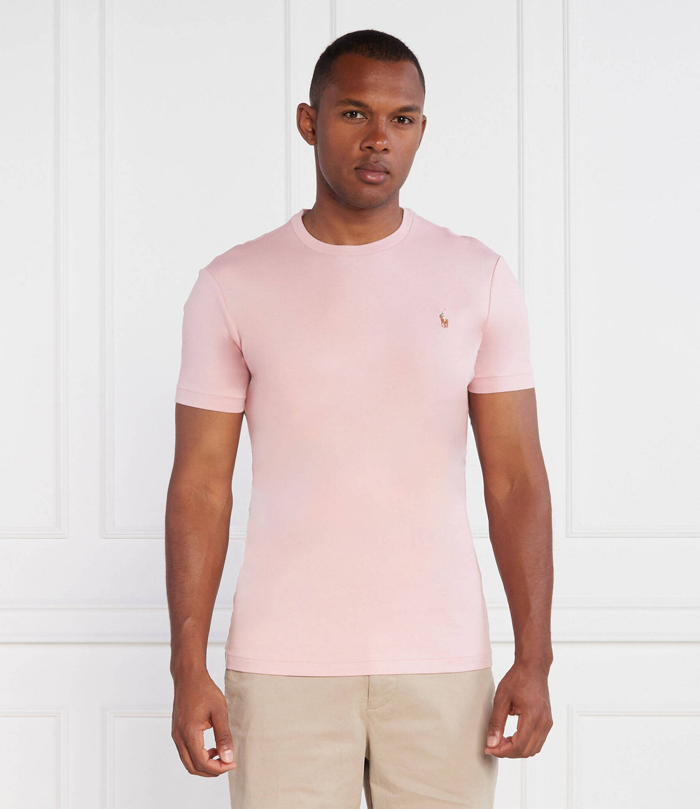 Футболка POLO RALPH LAUREN - пудрово-розовый(710740727)