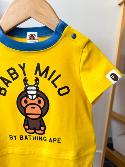 Новое хлопковое боди Baby Milo by Bathing Ape, 80