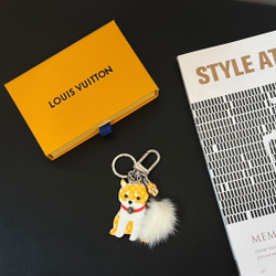 Louis Vuitton Shiba Key Holder And Bag Charm