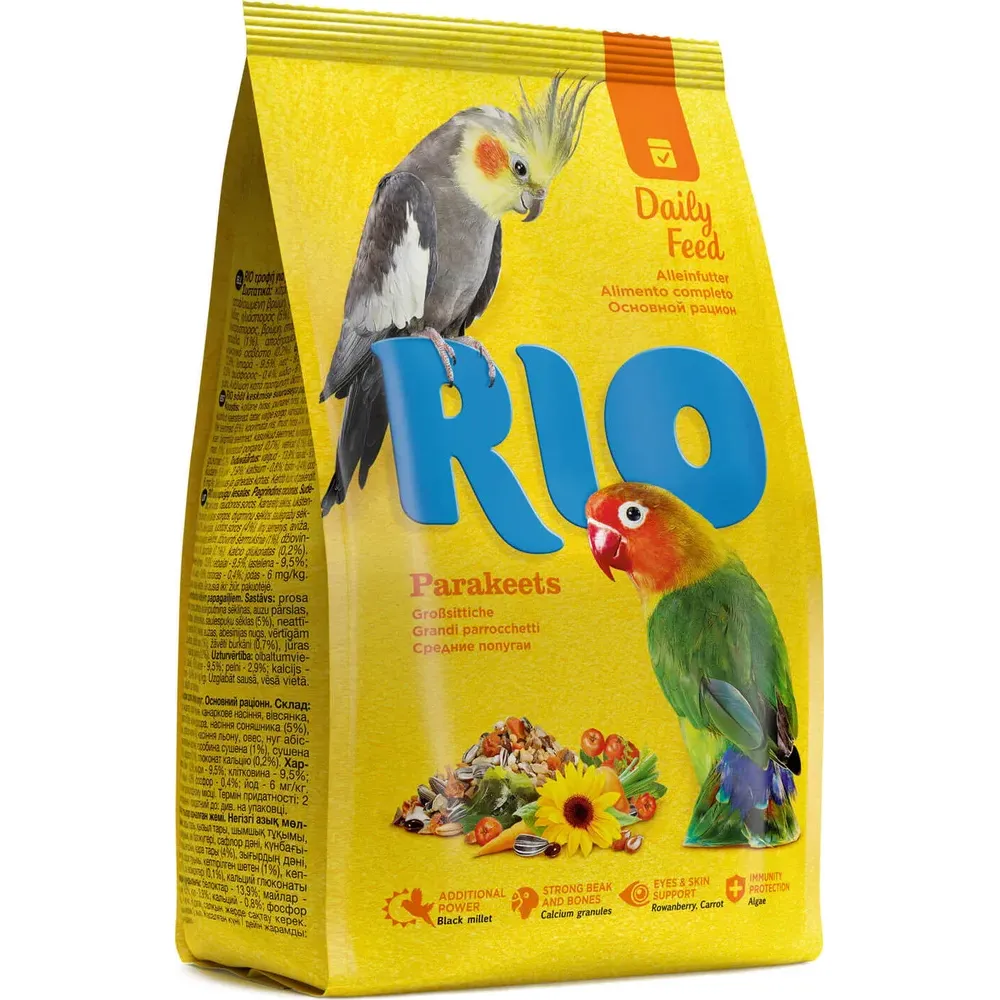 Корм для средних попугаев, Rio