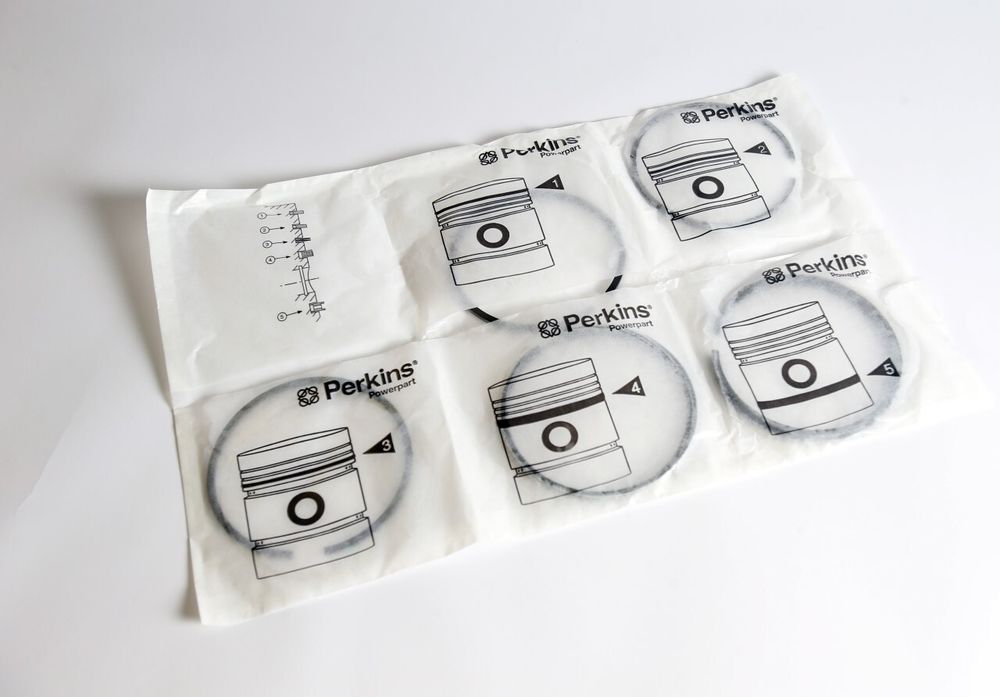 Кольца поршневые, комплект на 1 поршень / KIT, PISTON RING АРТ: 41158041