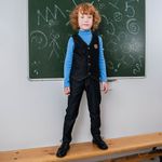 Чиносы из джинскота "Графит"