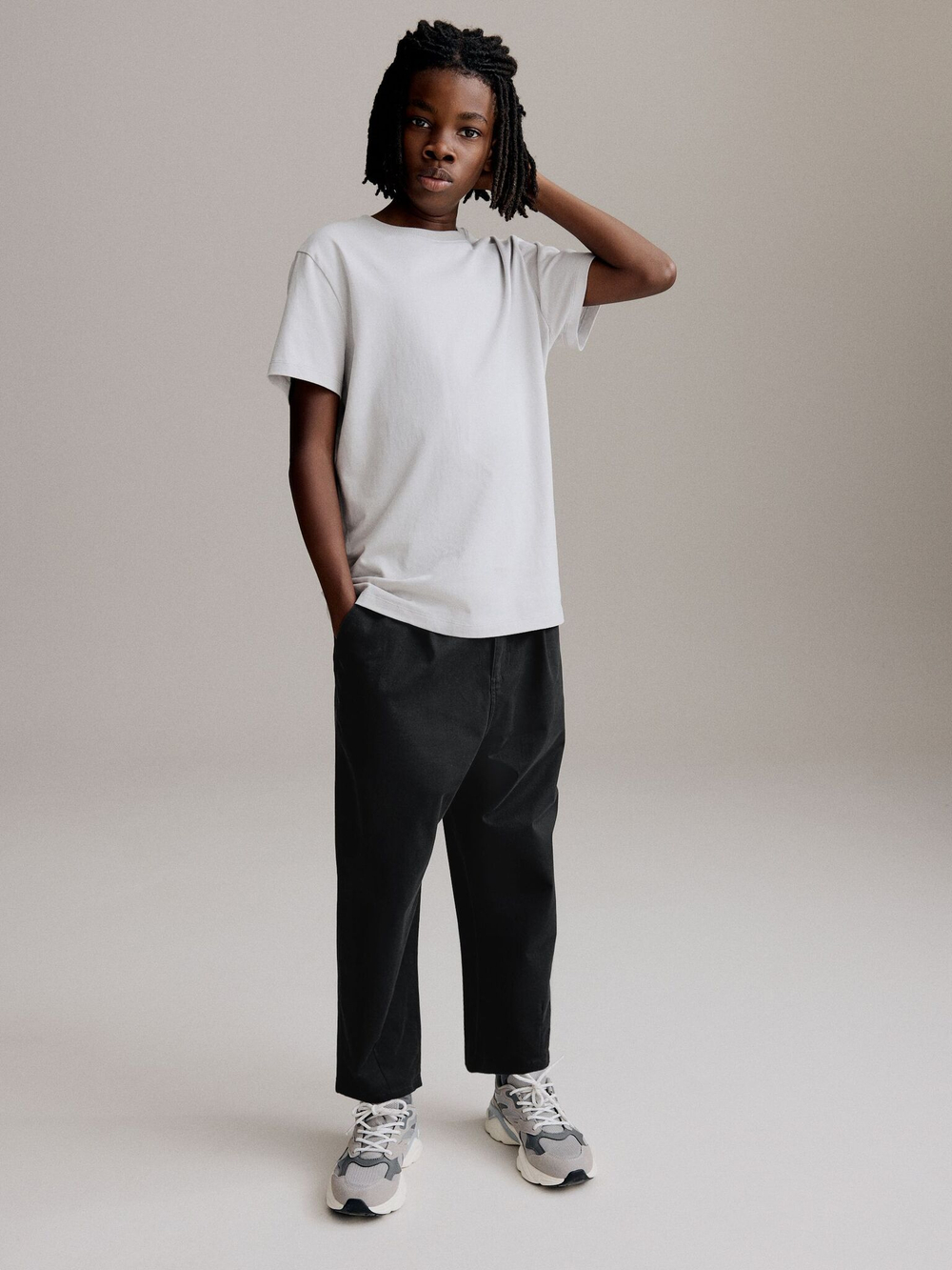 Брюки для мальчика Next B34-045, Черный