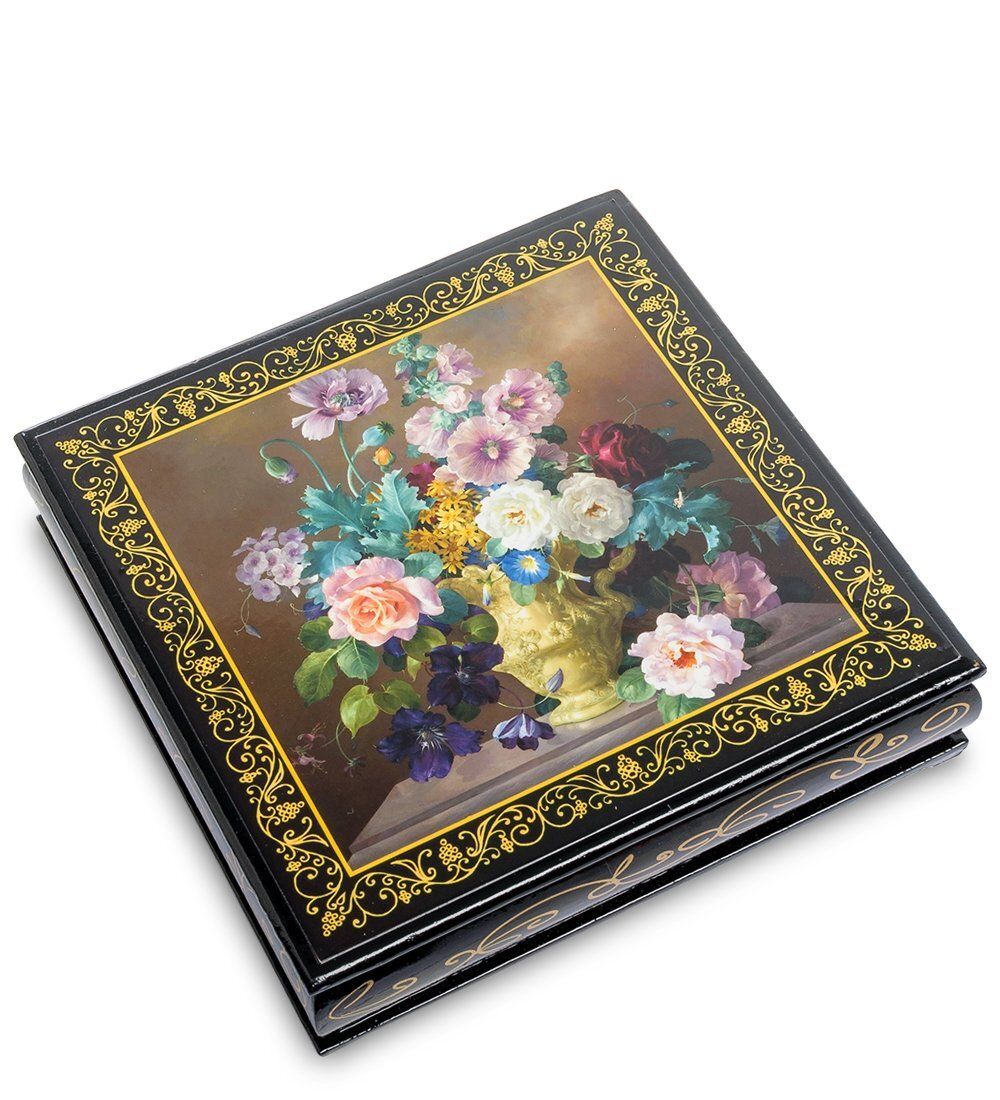 Народные промыслы ШК-11/ 7-B Шкатулка в технике декупаж (16х16х5)