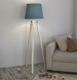 Торшер напольный коричневый с горчичным абажуром в стиле лофт, светильник напольный классический, Фьорд, E27, 60 Вт