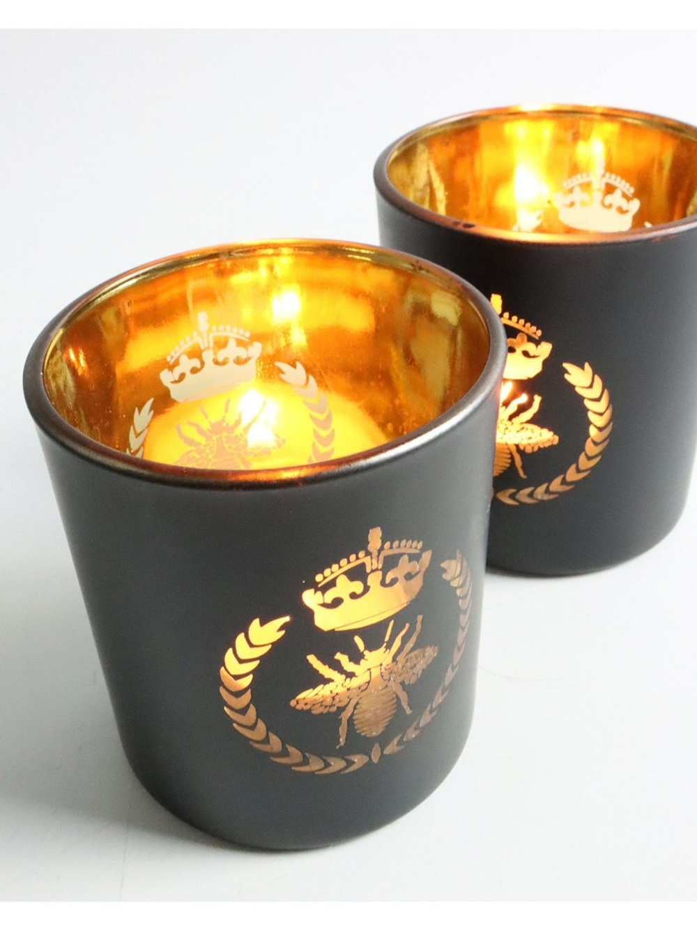 Подсвечник "Королевская пчела" 3 вида, 7,3x7,3x8см Стекло